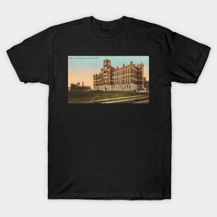 1907 Clark University Vintage Postcard - Worcester, Massachusetts T-Shirt